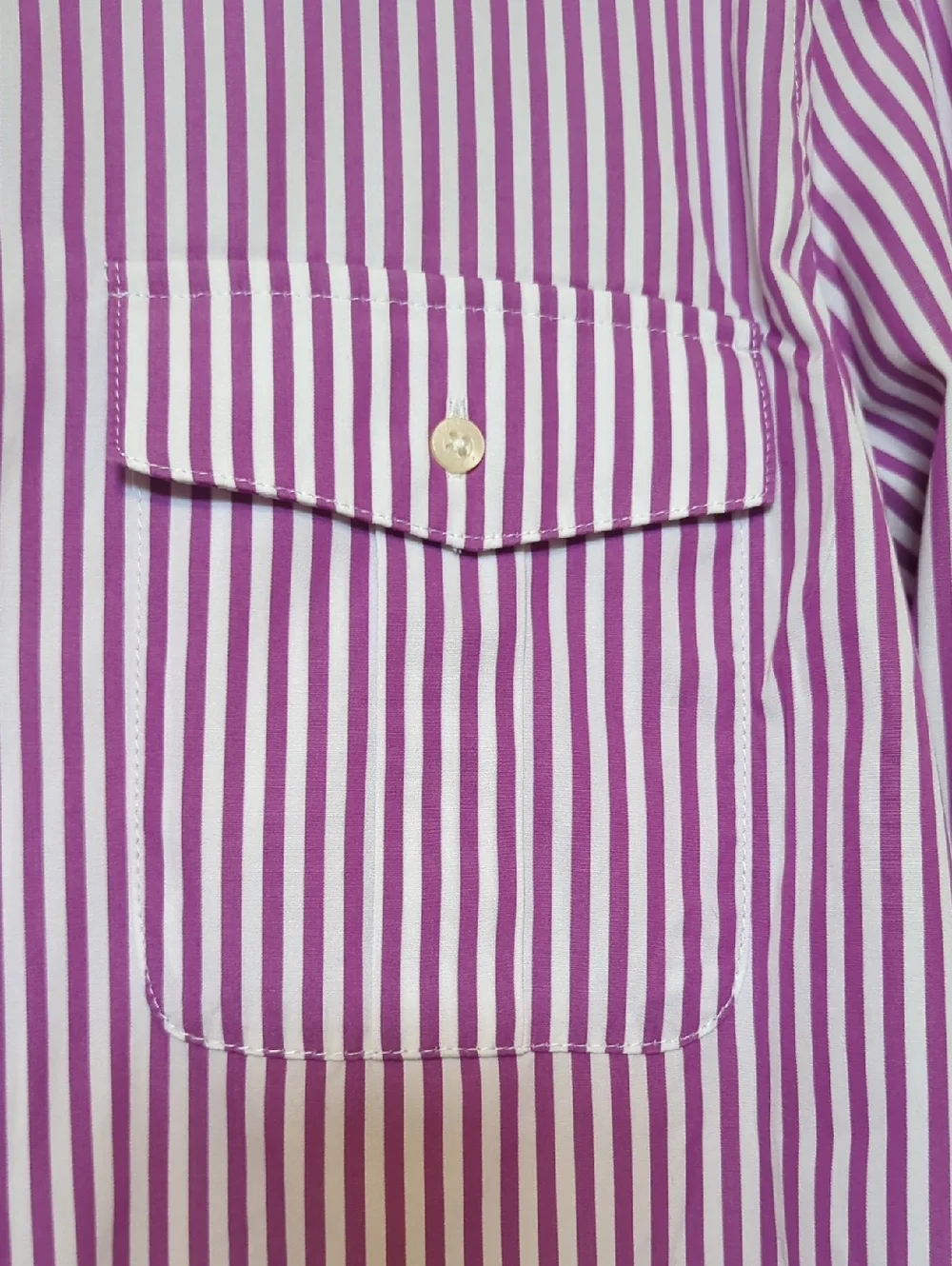 Lauren Ralph Lauren Bottondown Blouse Purple XL - Picture 2 of 7